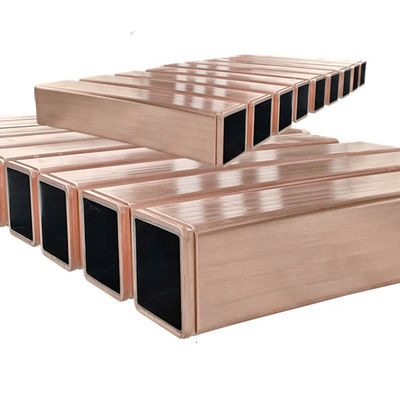Liquid Steel Continuous Casting Mould Tube 12mm IOS Square Copper Pipe